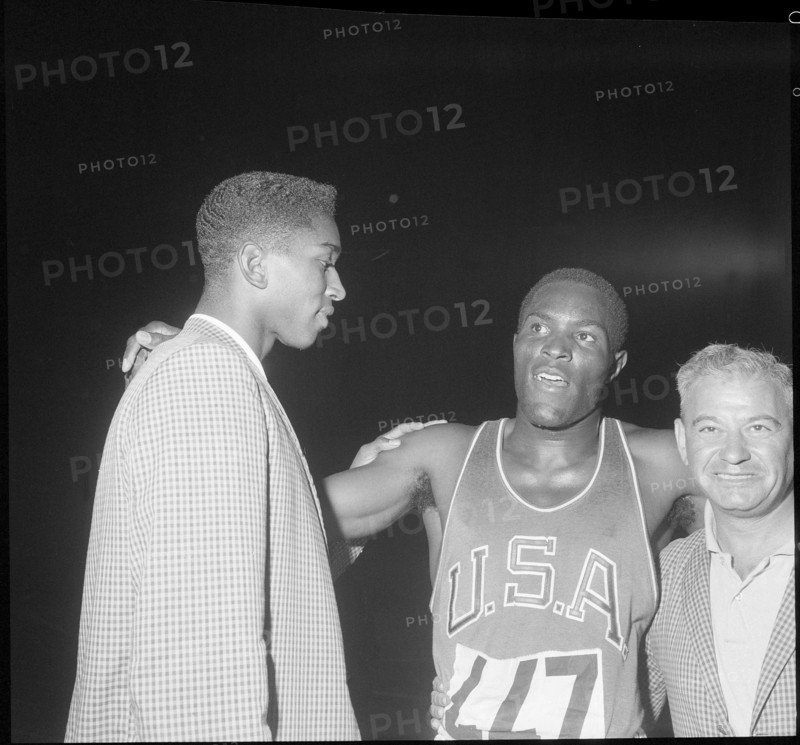 Olympic Games Rome 1960: Olympic champion Rafer Johnson.