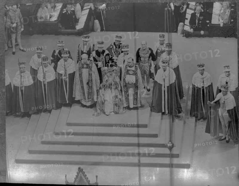 Queen Elizabeth, coronation 1953.
