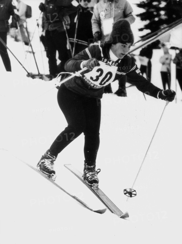 Yvonne Rvºegg in Squaw Valley 1960.