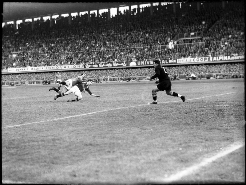 Football WC in Switzerland 1954: Switzerland - Italy.