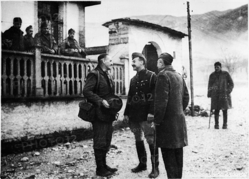 Walter Bosshard with prince Peter of Greece.