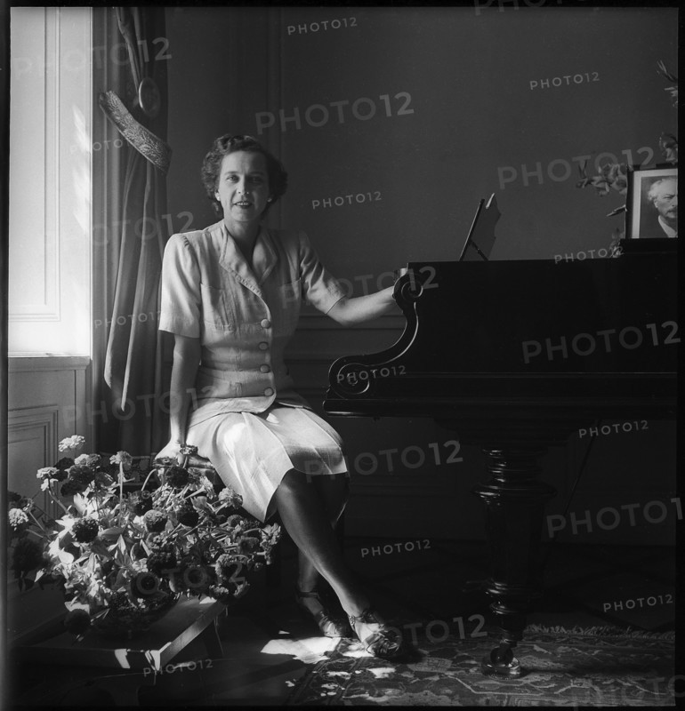 Ex-queen Marie Josv© of Savoy, 1947.