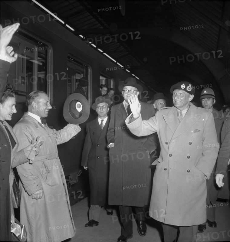 Field Marshal Montgomery in Zurich, 1949.