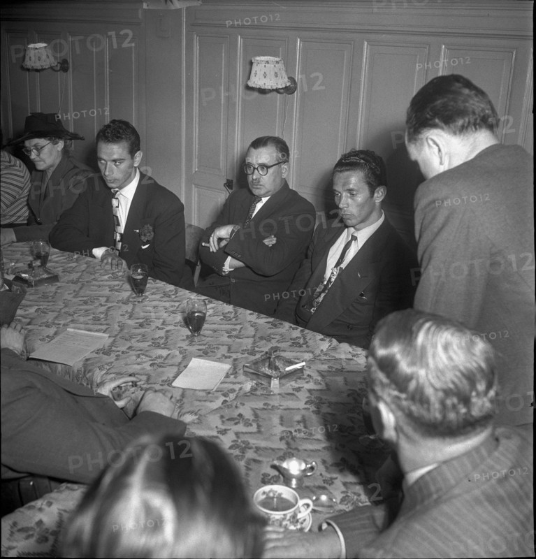 Koblet und Diggelmann back from the US, 1949.