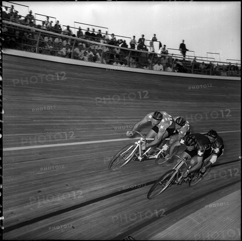 Olympic Games Rome 1960: Tandem duel USA-Switzerland.