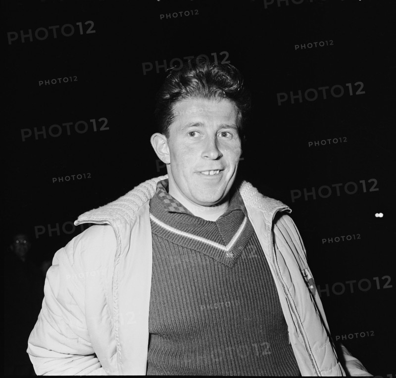 Racing skier Adolf Mathis, 1964 .