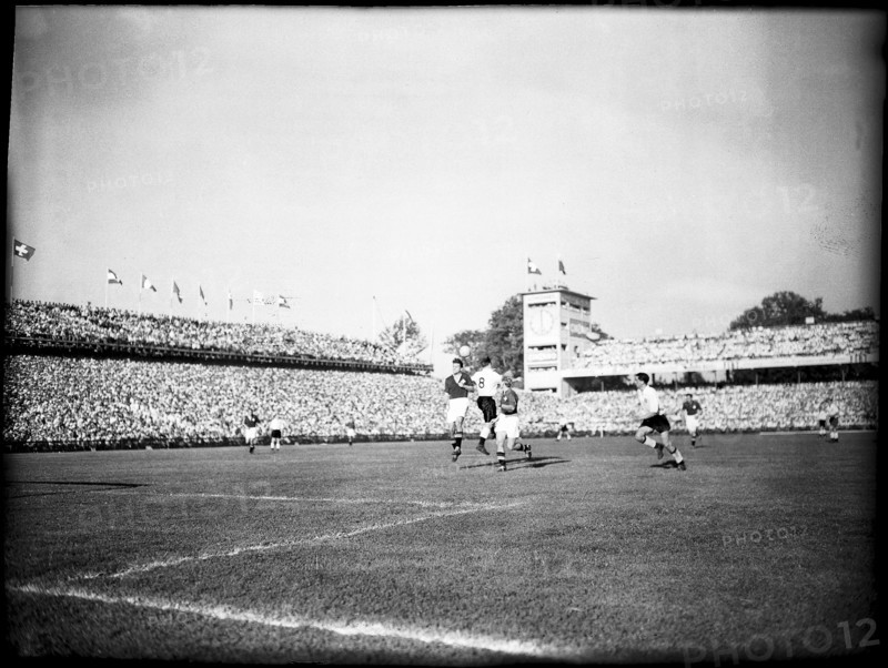 Football WC in Switzerland 1954: Switzerland - England.