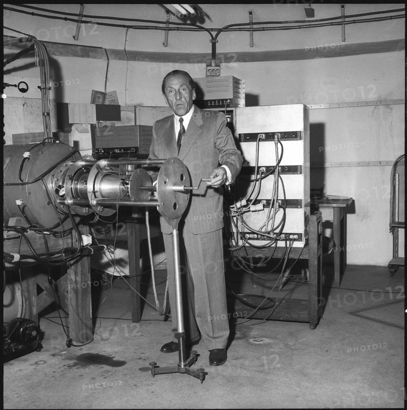 Prof. Paul Scherrer at the ETH, 1955.