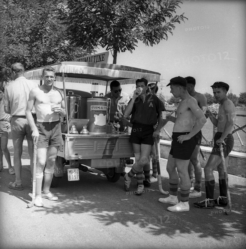 Rome 1960: Ovomaltine stand.