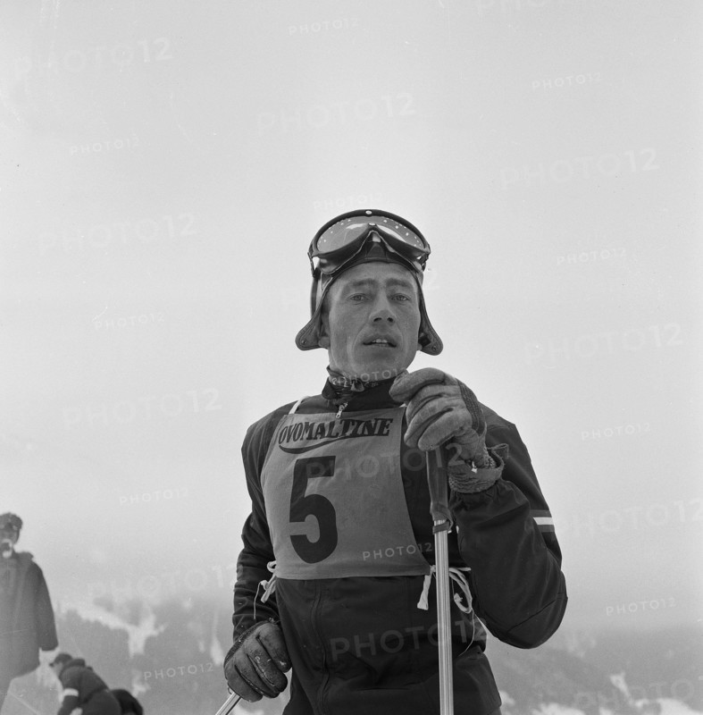 Skier Walter Schuster around 1956 .
