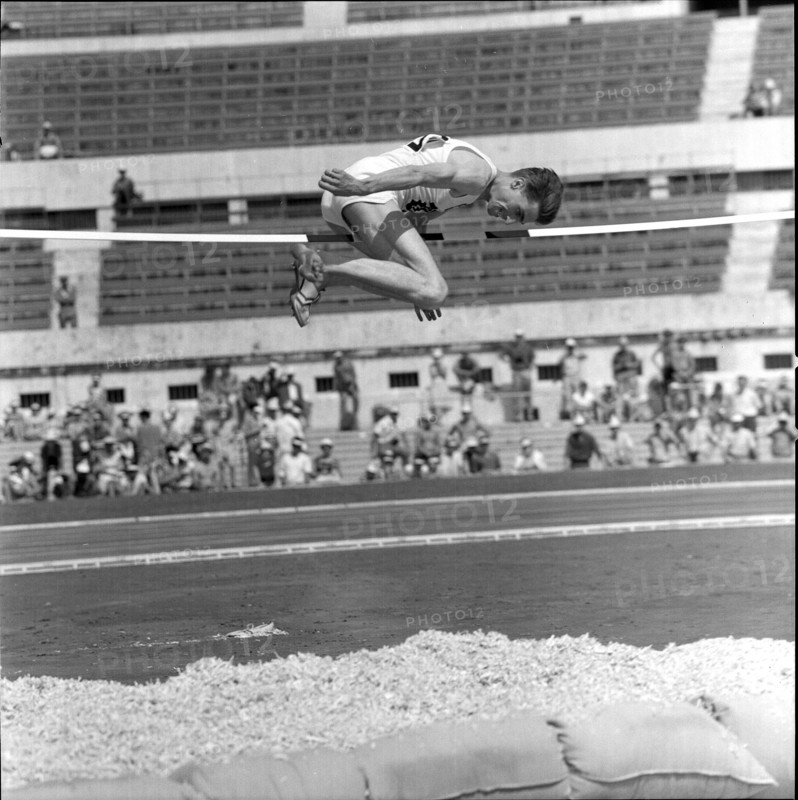 Olympic Games Rome 1960: High jumper René Maurer.