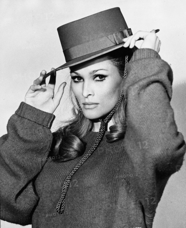 Actress Ursula Andress, young .