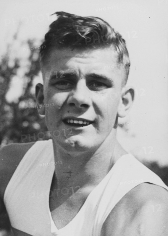 Atlete René Künzli ca. 1955.