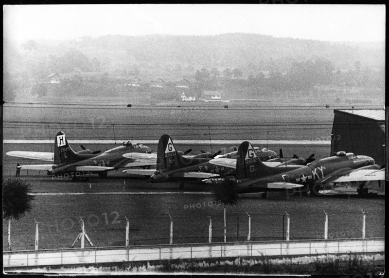 Flying Fortresses in Dübendorf, 1943