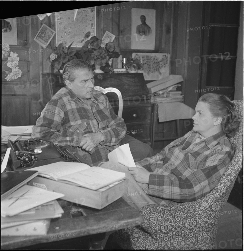 Carl Zuckmayer, Alice Zuckmayer 1946.