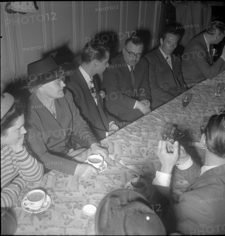 Koblet und Diggelmann back from the US, 1949