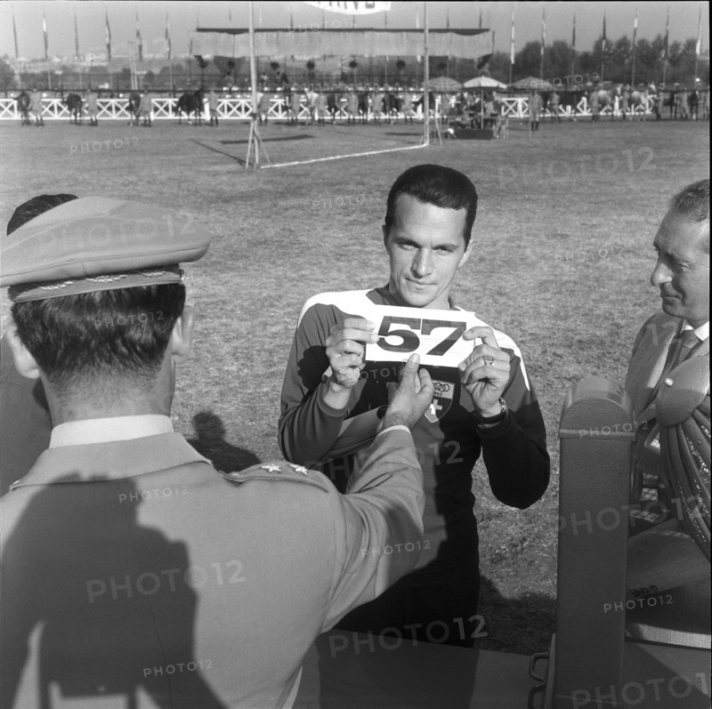 Olympic Games Rome 1960: The Modern Pentathlete Werner Vetterli.