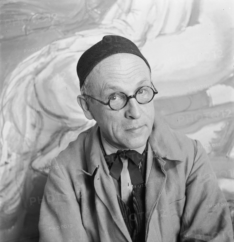 Maurice Barraud, painter around 1945