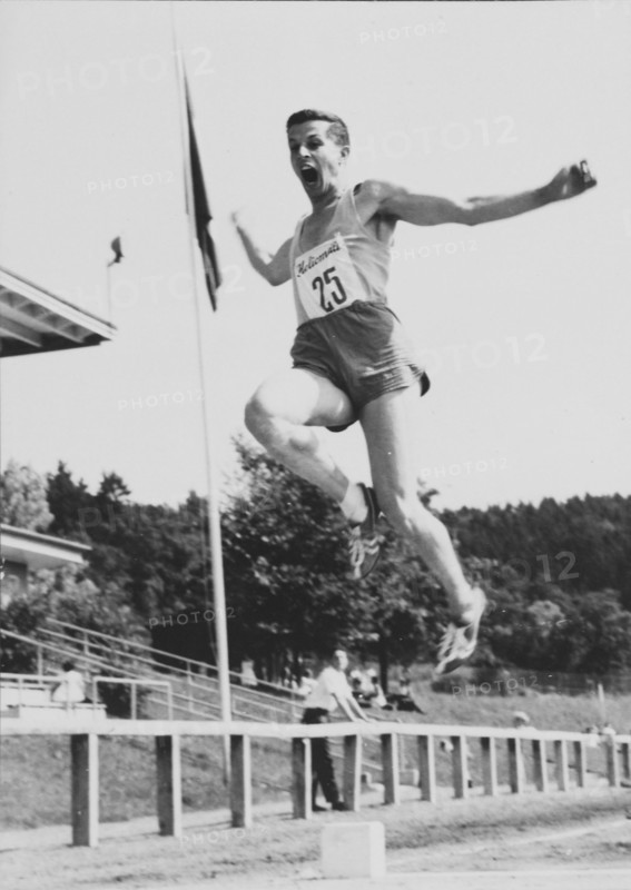 Pentathlon swiss championship 1960 Lucerne: Rene Zryd wins.