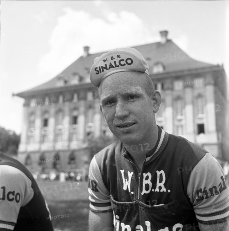 Piet van Est, Dutch cyclist, ca. 1960 .