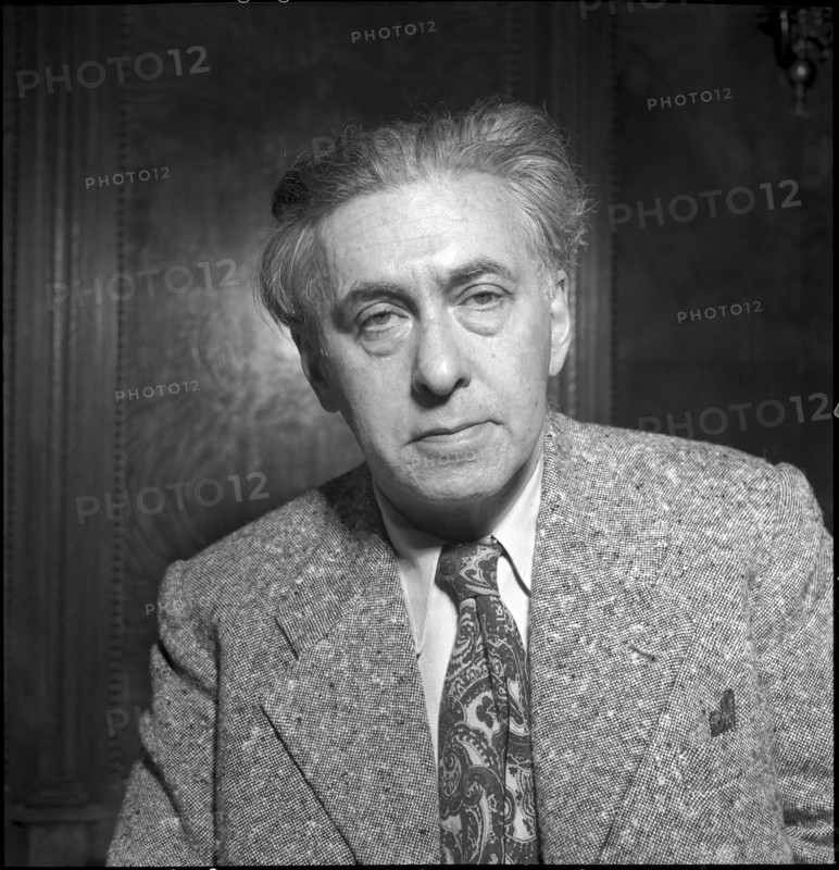 Author Ilya Ehrenburg in Geneva 1955.