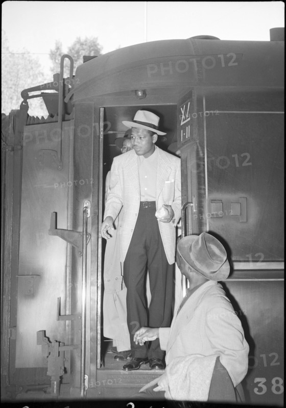 Fighter Ray Robinson in Zurich 1951 .