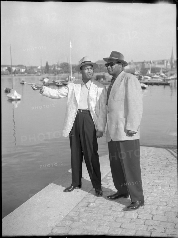 Fighter Ray Robinson in Zurich 1951 .