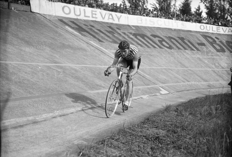 Swiss Track Race Championship, Zürich, 1949: Heini Müller.