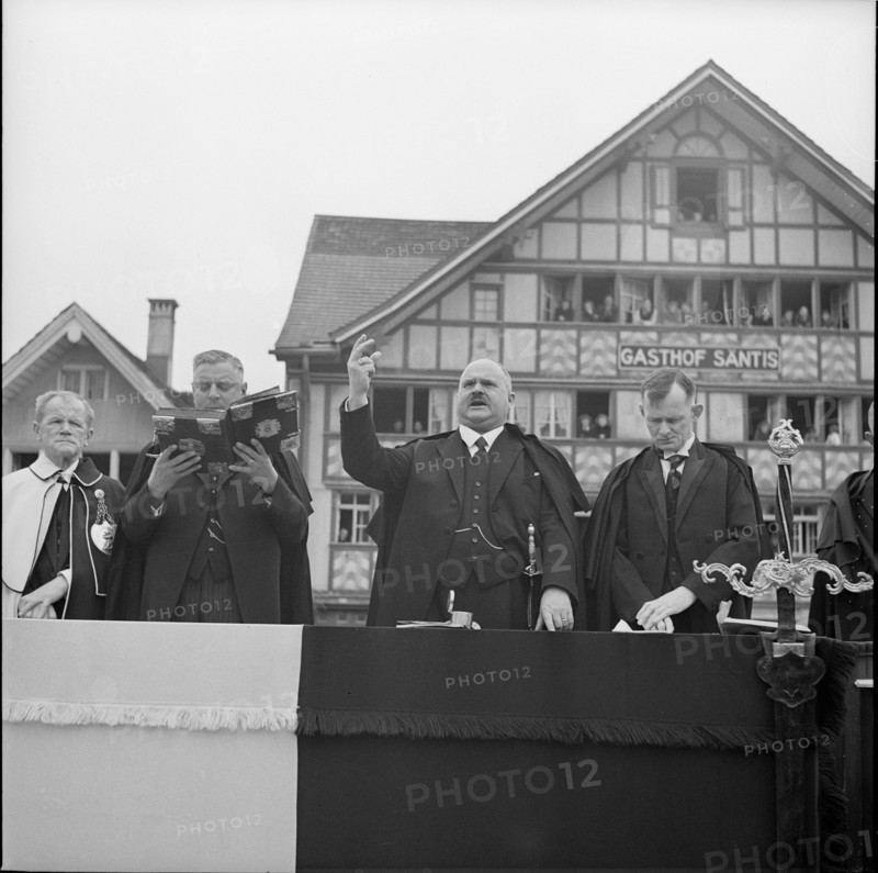 Chief magistrate Carl Rusch, Appenzell ca. 1943