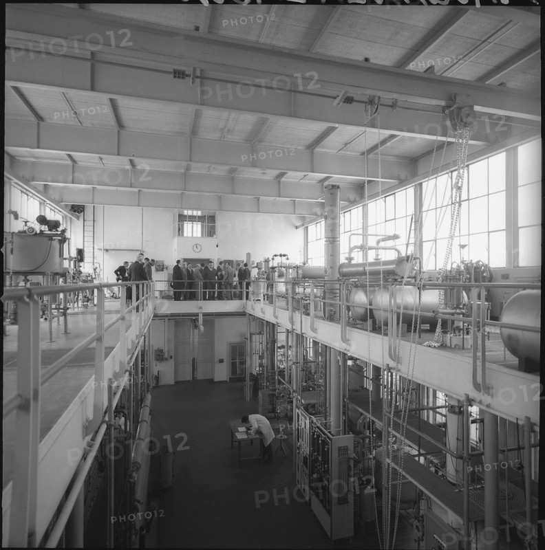 Hall, machine laboratory of ETH Zurich 1961.