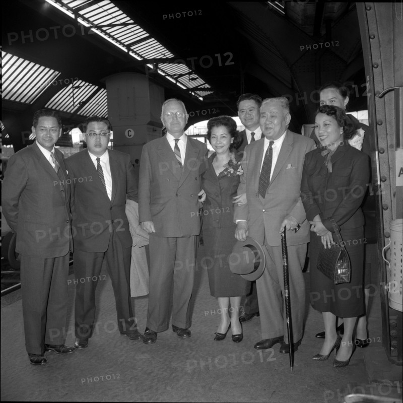 Visit of President of the senate of the Philippines Rodriguez in Switzerland, 1958 .