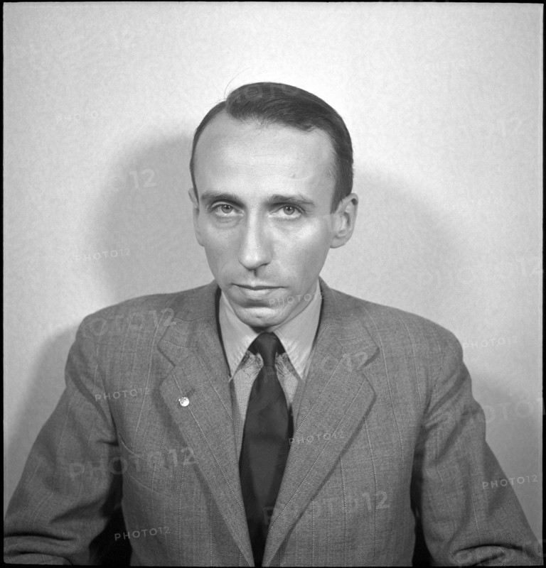 Bridge builder Ernst Amstutz, Zurich 1950.