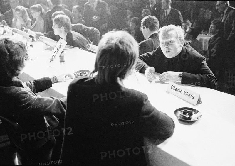 The Rolling Stones in Zurich 1967; press conference at Hazyland.