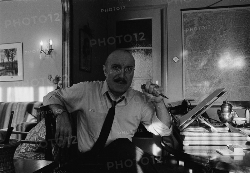 Jack Rolland at home in Lausanne 1970.