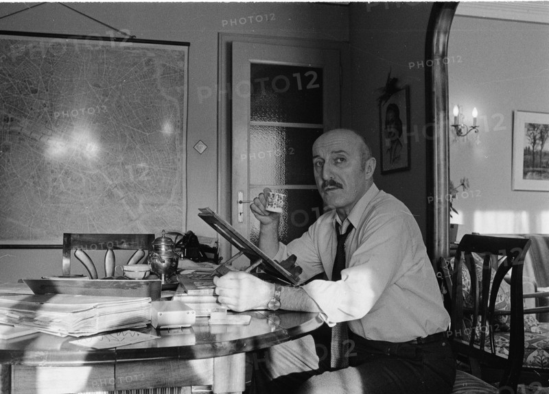 Jack Rolland at home in Lausanne 1970.
