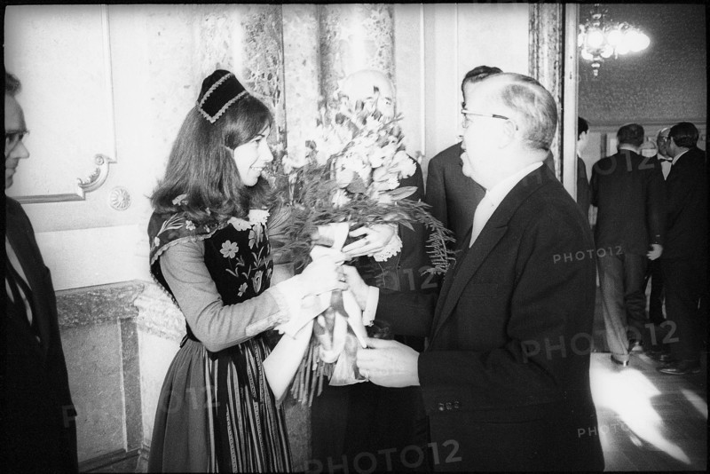Hans Conzett is elected president of the National Council, Berne 1967.