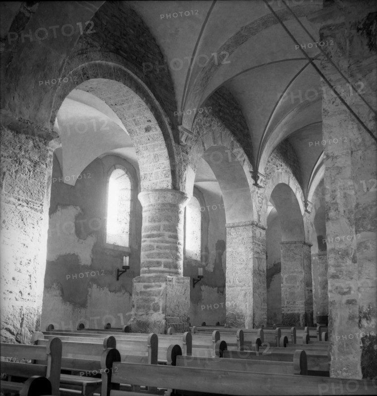 St. Pierre de Clages church around 1950