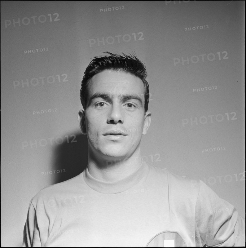 Soccer player André Grobety around 1958
