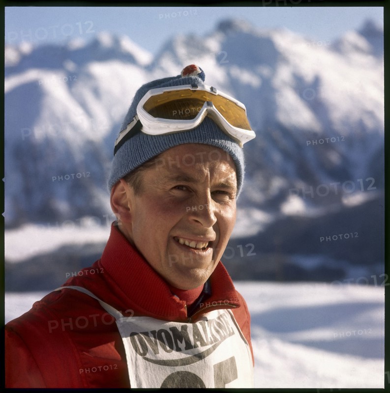 Racing skier Adolf Mathis, 1963