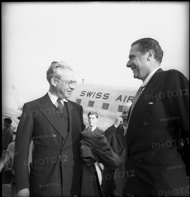 Alexander Korda, Carol Reed in Switzerland