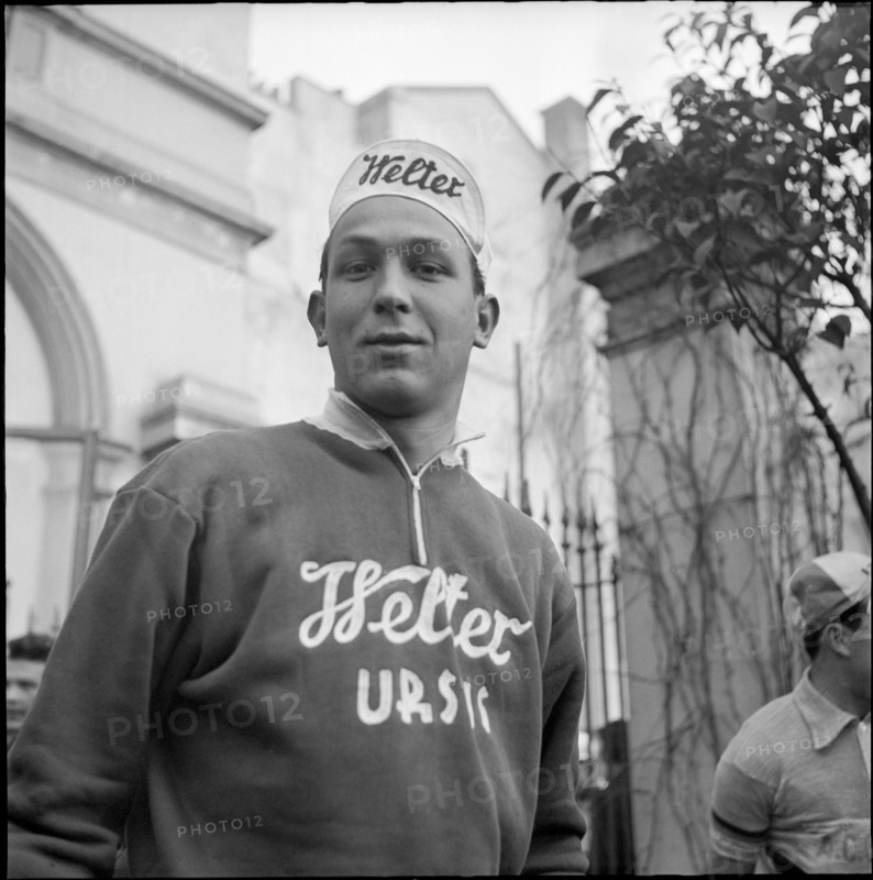 Carlo Clerici, racing cyclist, around 1954