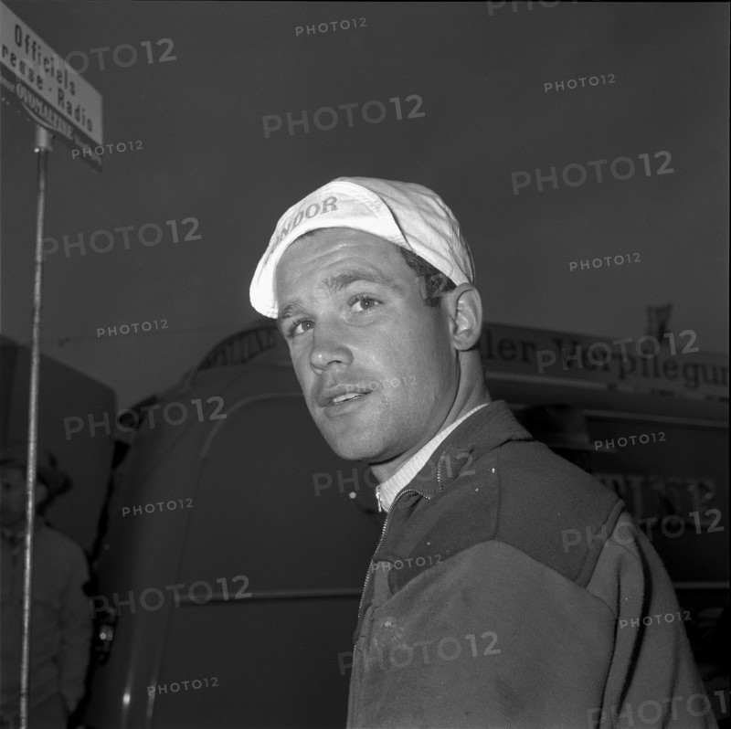 Cyclist Toni Gräser around 1959