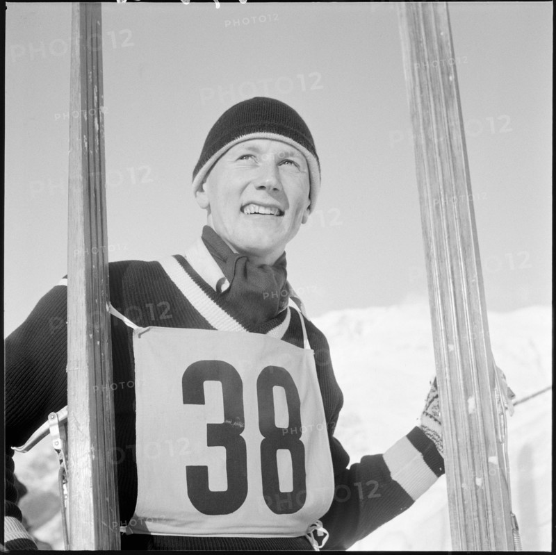 Sk-jumper Jan Aamnes ca. 1950