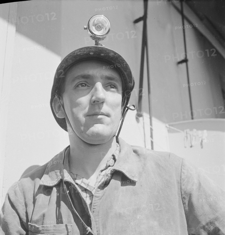 Speleologist Maurice Audetat, Lausanne 1951