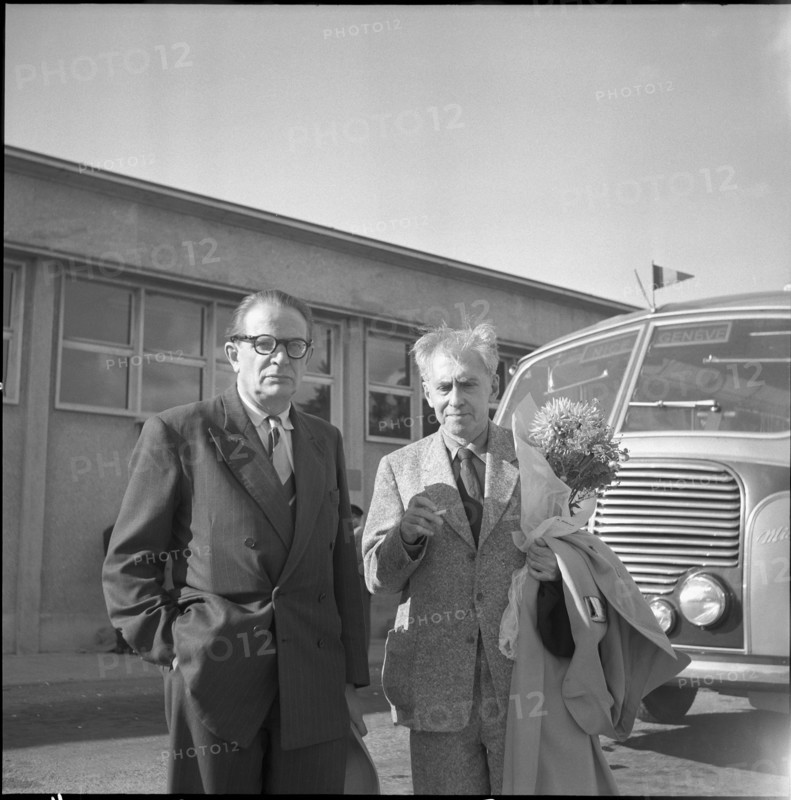 Author Ilya Ehrenburg in Geneva 1955