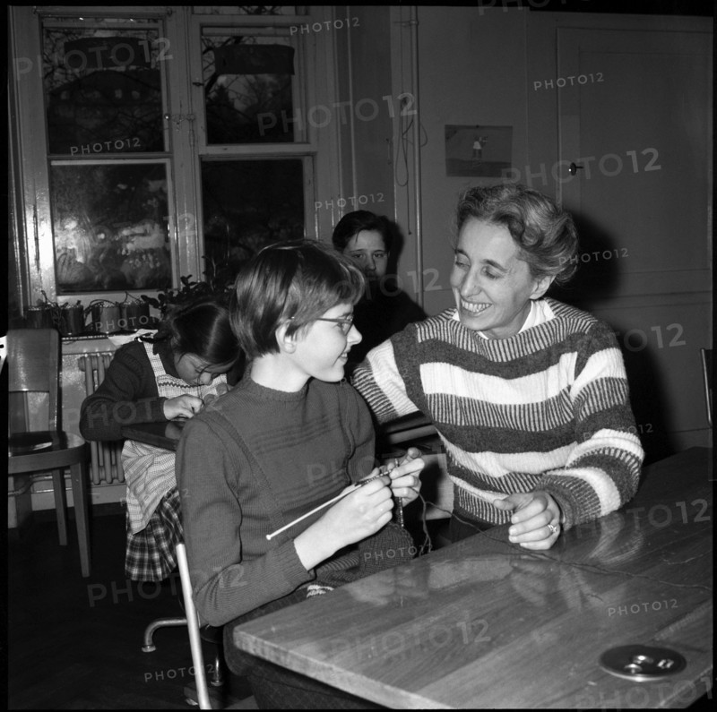 Therapeutic teacher Maria Egg-Benes, Zurich 1960