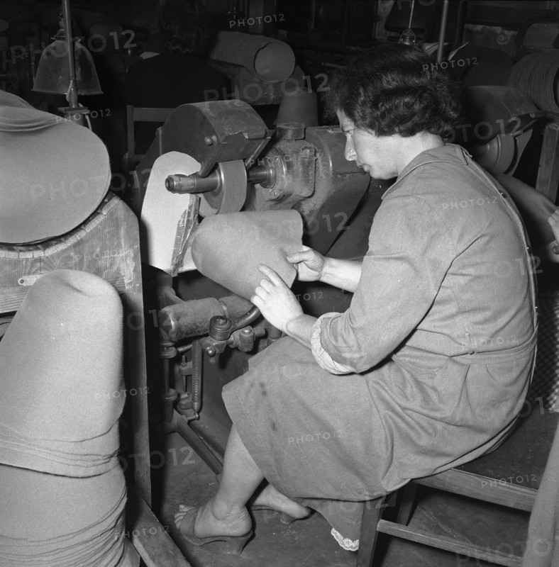 Hat factory, milliner supplier, La Moderna, Giubiasco, around 1955