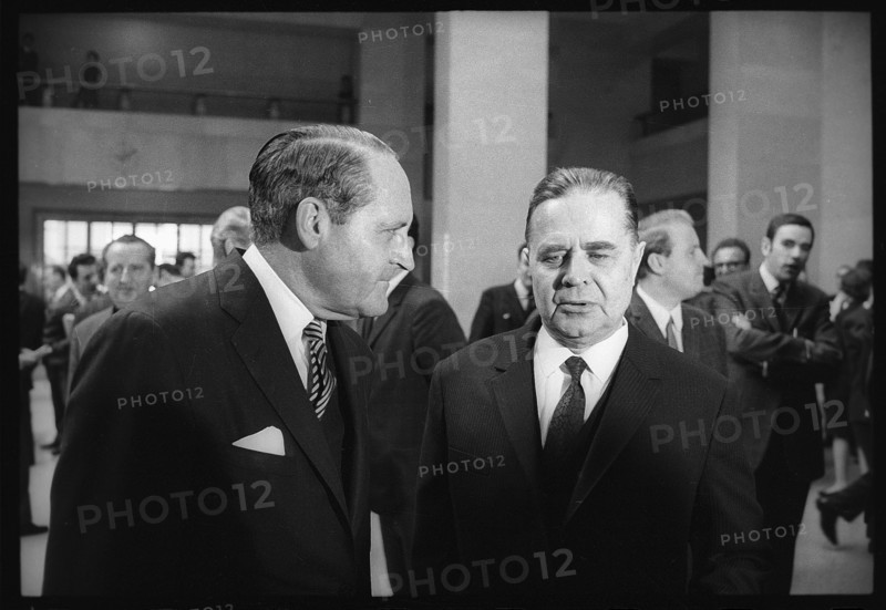 Gerard C. Smith (USA) and Alexei Roschtschin (USSR). Geneva 1969