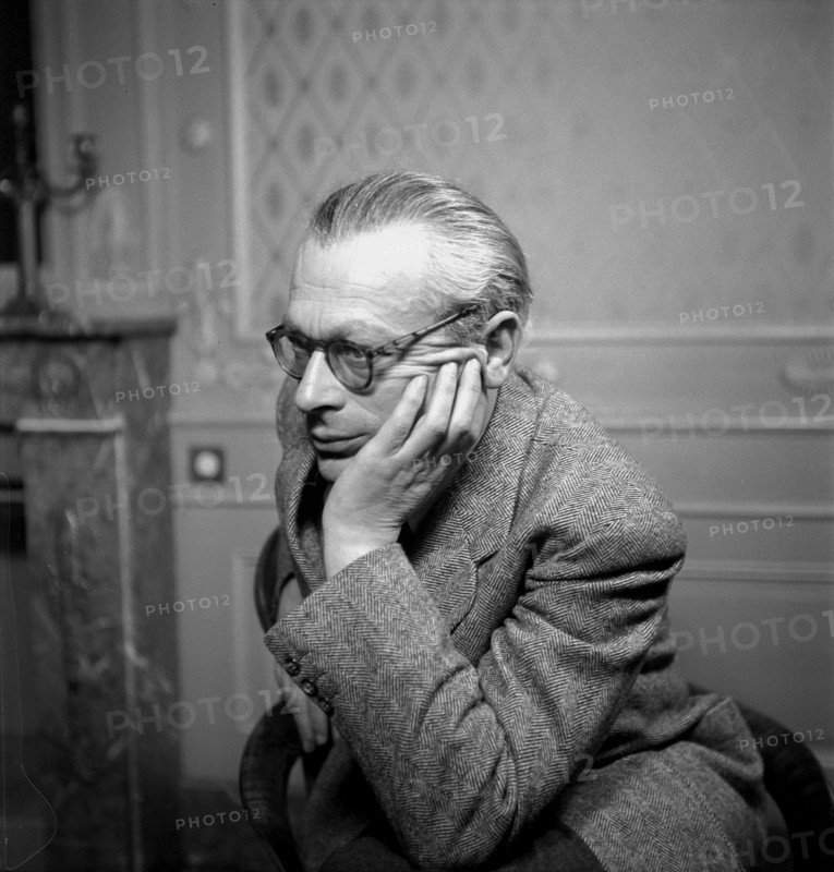 Tristan Tzara, writer ca. 1950