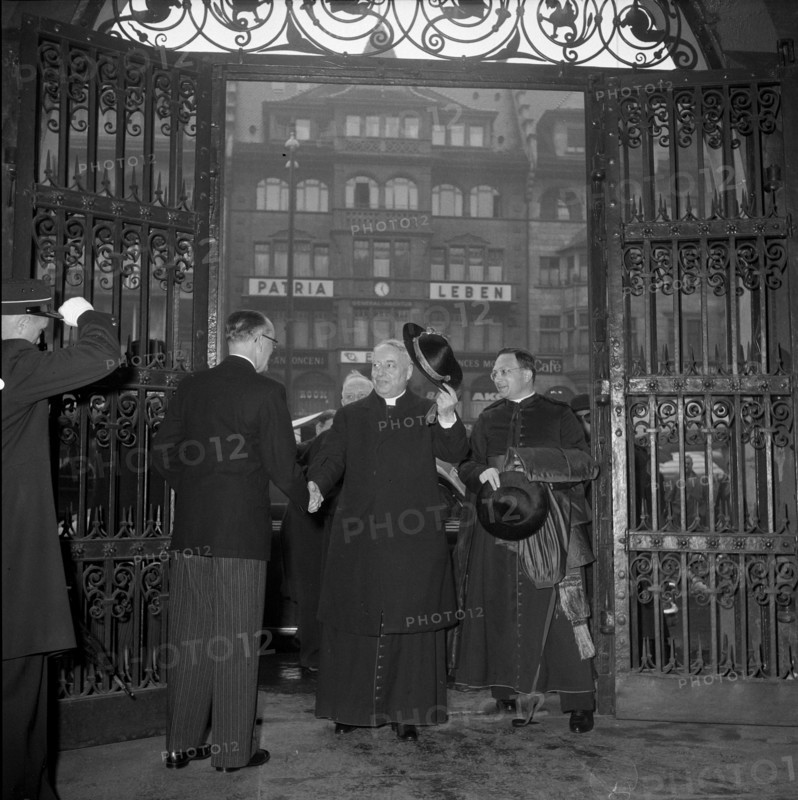 Nuncio Gustavo Testa in Switzerland 1954